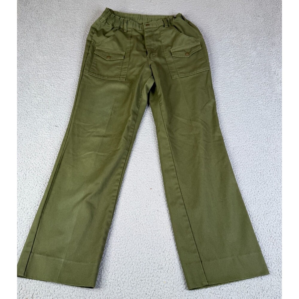 BOY SCOUTS OF AMERICA Official Uniform Pants Mens 34 x 32 Green 21328 Leader
